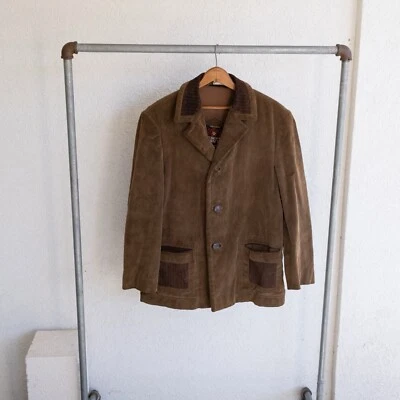 Vintage Brown Heavy Corduroy Blazer Style Jacket Size 40 - Image 1 of 4