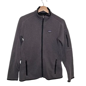 PATAGONIA Womens Better Sweater Jacket Dark Gray Full Zip Fleece Size Medium M - Picture 1 of 13
