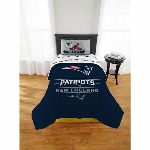 NFL New England Patriots Monument Comforter Set Cover