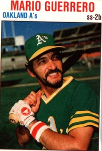 Mario Miguel Guerrero SS-2B A's No 78 Baseball Card - Picture 1 of 4