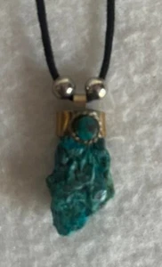 Collar Colgante Amuleto Turquesa Peruano Sanación Reiki Regalos Cuello L - Imagen 1 de 4