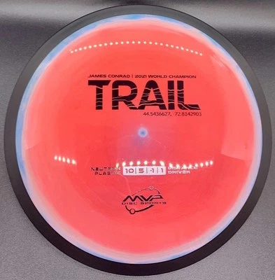 Axiom MVP Neutron Trail - Transitional Color Swirl 2-Tone USA Conrad Disc Golf - Image 1 of 4