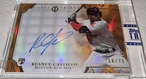 2015 Topps Tribute - Autographs Rusney Castillo #TA-RUC Black /50 (AU, RC) - Bild 1 von 9
