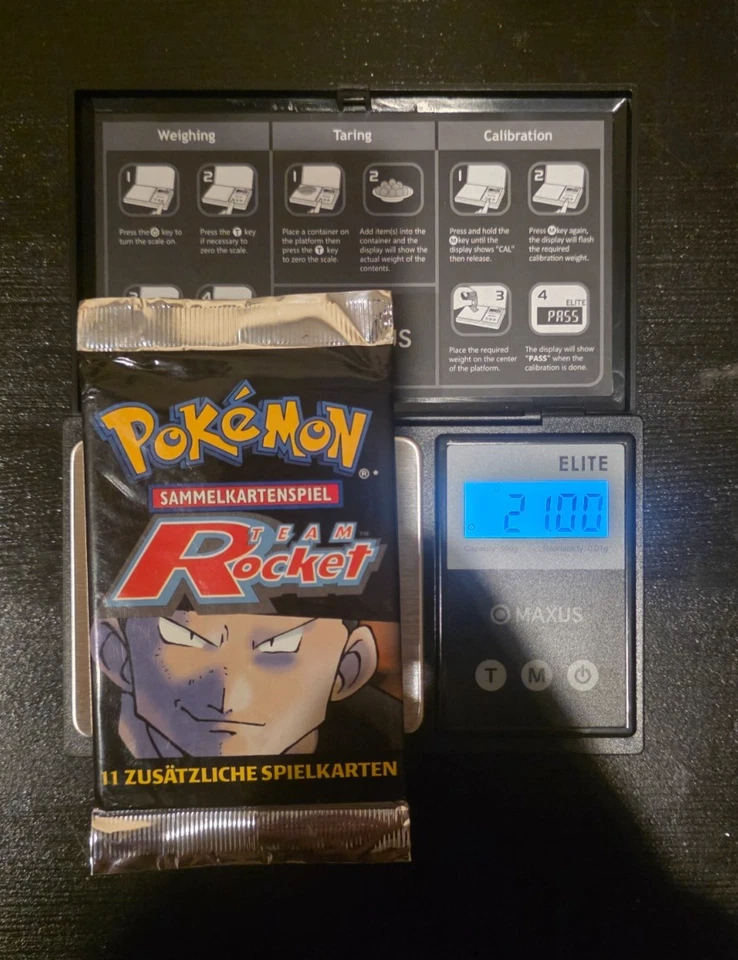 Pokemon GERMAN Team Rocket Booster Pack - Unlimited WOTC - Image 1 of 1
