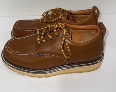 Zapatos de trabajo DieHard SureTrack Sears para hombre 9D cuero marrón 82994 Oxford punta suave Foto 1 de 4