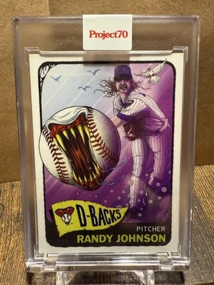Randy Johnson Topps Project 70 Alex Pardee #214 Arizona Diamondbacks - Image 1 of 2