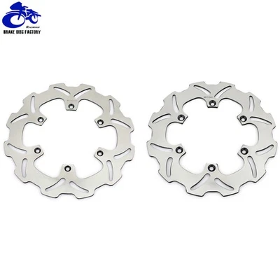 For Suzuki RM125 RM250 89-99 Front Rear Brake Discs Rotors DRZ400E DRZ400S 00-09 - Image 1 of 4