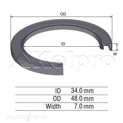 97330 Oil Seal for SUZUKI SIERRA SJ40 SJ410 - TRANSFER CASE REAR OUTPUT - image 1 of 4