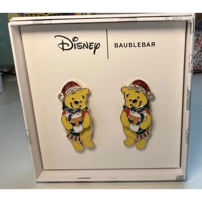 Pendientes de Navidad Disney Baublebar Winnie the Pooh Regalo de Navidad Nuevos en Caja Foto 1 de 3