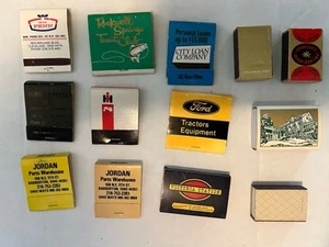 Vintage Lot Of 13 Matches Timken, Town Country, Ford,  Victoria’s Station, etc. - Picture 1 of 3
