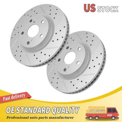 Rotor de freno delantero para Pontiac Vibe Toyota Matrix Scion tC Toyota C-HR RAV4 Camry Foto 1 de 4