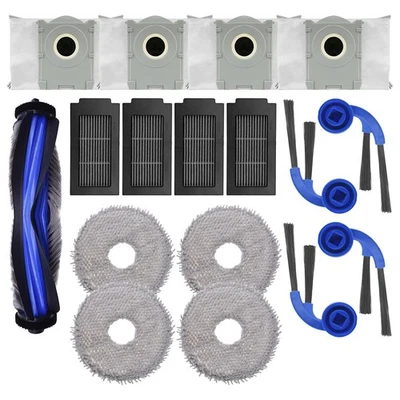 VERCO Ersatzteile für Ecovacs Deebot T30C Zubehör Bürsten Filter Beutel Wischtücher