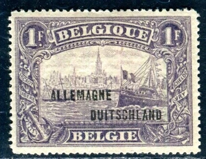 BELGIAN MILITARY POST RHINELAND 1919 11IIC * RARE narrow PERFORATION (M1931 - Picture 1 of 2