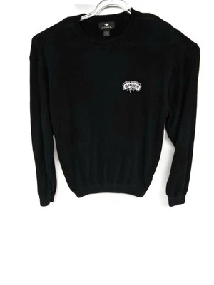Vintage San Antonio Spurs 90s  Sweater Size Large Black And Silver Logo - Image 1 of 4