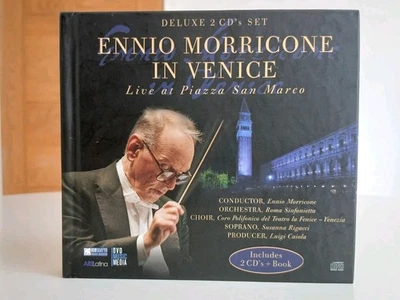 ENNIO MORRICONE IN VENICE LIVE AT PIAZZA SAN MARCO DELUXE 2 CD SET -2 CDs & BOOK - Image 1 of 4