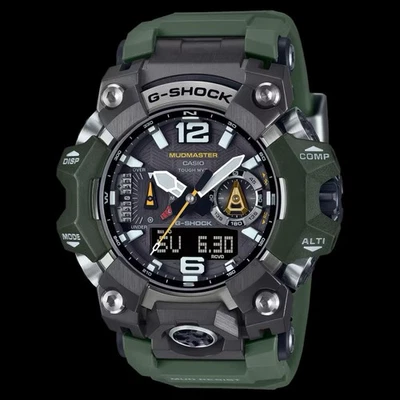 Reloj Casio Hombre Mudmaster Master of G Resistente Solar Verde 59mm GWG-B1000-3ACR Foto 1 de 4