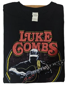 Camiseta Gildan Softstyle Adulto Manga Corta Negra Luke Combs Tour Talla L - Imagen 1 de 6