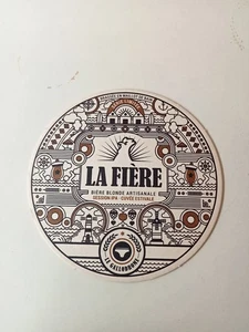 Sous Bock: LA FIERE 3 - gebraut von Br. du Pays Flamand / Merville 59 Frankreich - Bild 1 von 2