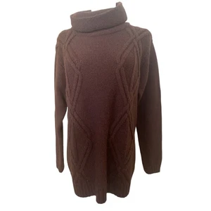 Lafayette 148 New York Alpaca Camel Blend Sweater Womens Medium Brown - Picture 1 of 7