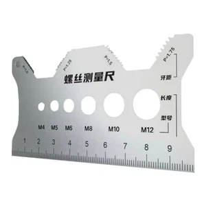 Efficient Screw Measurement Device Clear Scale Screw Size Gauges for 4mm/5mm/6mm - Picture 1 of 8