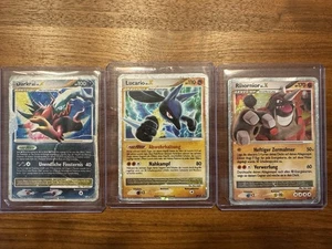 DP Black Star Promo Darkrai LV.X/ Lucario LV.X / Rihornior LV.X Holos - Bild 1 von 2