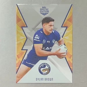 2025 NRL Best & Less Silver Parallel Dylan Brown Card Parramatta Eels SP11 - Picture 1 of 2