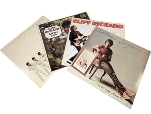 Cliff Richard 4 x 1970s-1980s LP  Rock N Roll Juvenile Now You See Me + 2 - Picture 1 of 20