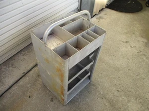 USED CLASSIC 70'S  Equipment  Wheel Weight Rack, VINTAGE ALUMINUM RARE - Picture 1 of 13