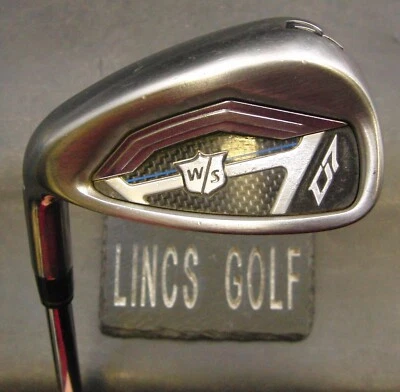 Left Handed Wilson Staff D7 Pitching Wedge Stiff Steel Shaft Wilson Staff Grip - Image 1 of 4