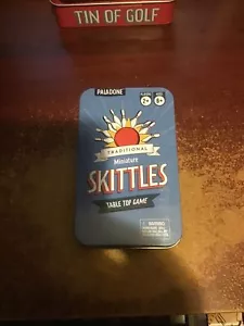 PALADONE MINATURE SKITTLES TABLE TOP GAME F PARTY GAME BIRTHDAY CHRISTMAS - Picture 1 of 1