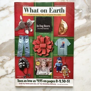 WHAT ON EARTH Catalog Winter Holiday 2010 Variety Book Gift Advertisement - Picture 1 of 3