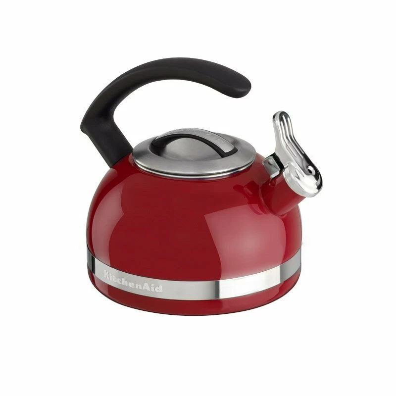 KitchenAid KTEN20CBER 2.0 夸脱水壶带 C 手柄和装饰带 - 帝国红 — 第 1/1 张图片