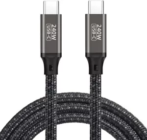 Cable de carga rápida USB C de 240 W tipo C para Mac Book Pro Samsung - Imagen 1 de 17