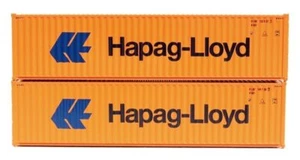 JTC Modelleisenbahnen 405111 N Hapag Lloyd 40' Hi-Cube C.S. Behälter (2 Stück) - Bild 1 von 1