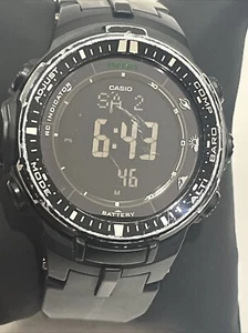 Casio ProTrek PRW-3000 (3414) Solar Quartz Watch 100M Barometer Altimeter - Picture 1 of 9