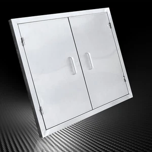 Küchenschrank Edelstahl Zugang Tür Schublade für Outdoor Grills Öfen BBQ - Bild 1 von 10