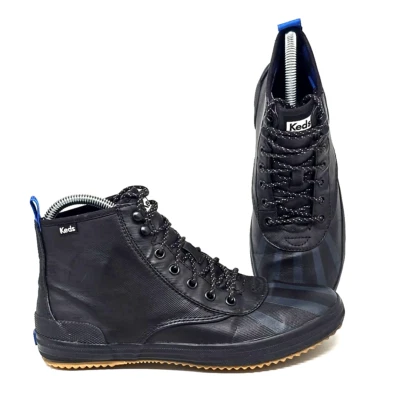 Botines de lluvia Keds Scout Splash negros WX de caña alta WF57265M para mujer talla 7 Foto 1 de 4