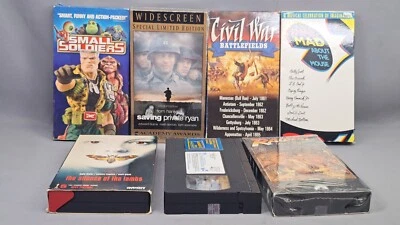 Small Soldiers + Saving Private Ryan +Civil War Battlefields Simply Mad, lot VHS - Image 1 of 4