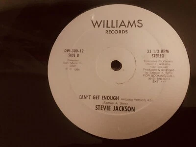 Stevie Jackson  12 "- Can't Get Enough, Rare Boogie Funk - Photo 1/2