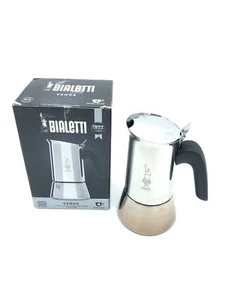 Bialetti Venus Induktion Espressomaschine 4 Tassen Edelstahl Silber - Foto 1 di 5