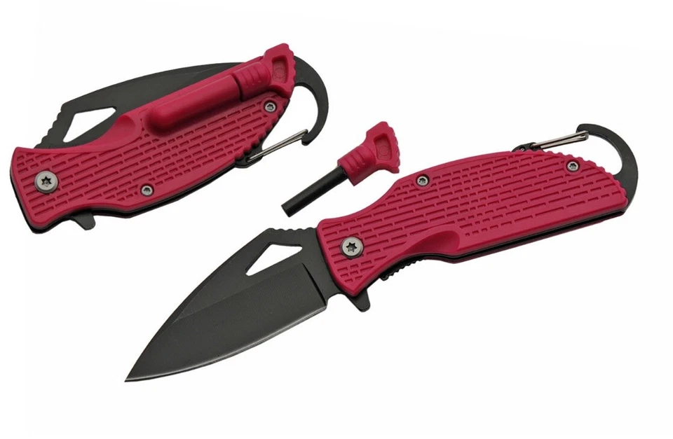 Cuchillo Bowie 6,5 Damas Rosa Supervivencia Hoja Fija Arrancador de Ferro Varilla Carabina Foto 1 de 1