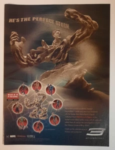 SPIDER-MAN 3 Build A Figure Sandman Series figures toys ~ Magazine PRINT AD 2007 - Picture 1 of 1