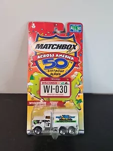 Matchbox Across America 50th Birthday, Wisconsin. Peterbilt Tanker Eagle River. - Picture 1 of 5