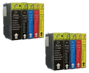 10 Druckerpatronen für Canon Pixma MP520X MP530 MP600 MP600R PGI-5 CLI8 CHIP - Picture 1 of 1