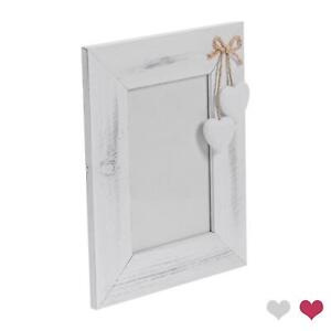 Blanc Shabby Chic Cadre Photo 6 x 4 French Vintage Rétro Mariage photo
