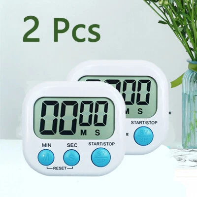 2 pcs Electronic timer Baking timer Small exquisite timekeeping Accurate kitchen - Image 1 of 4