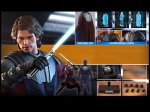 Figurine Hot Toys 1/6 Star Wars: The Clone Wars Anakin Skywalker NEUVE TMS019