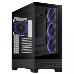 ASUS A31 PLUS TG ARGB Black ATX PC Gehäuse mit Frontpanel aus Glas, schwarz - Bild 1 von 1