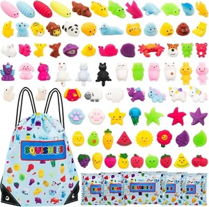 80-pak unikalnych zabawek Mochi Squishy - indywidualnie zapakowane zabawki Squishy Fidget - Zdjęcie 1 z 9