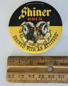 Shiner Bock Bier gebraucht 2 1/4" Button/Pin Ram, Shiner, Texas - Bild 1 von 2